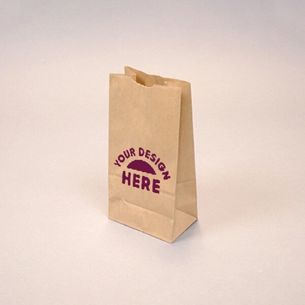 Custom-Printed Natural Kraft 4-lb G